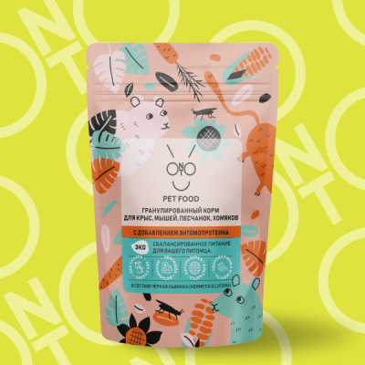 ONTO Гранулированный корм для крыс, мышей, хомяков и песчанок